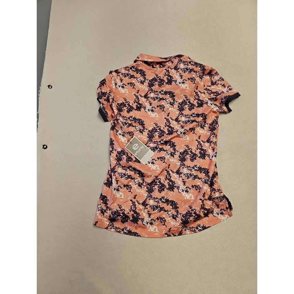 New Etonic Golf Floral Print Polo XS Womens - Picture 6 of 6